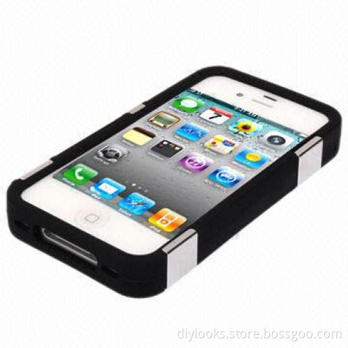 Skull Design Soft Silicone Case Cover for iPhone 4